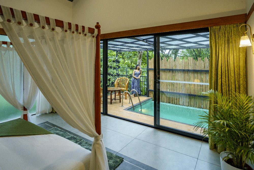 Luxury pool villa in Wayanad at Crystal Kuruva